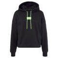LASCANA ACTIVE Megztinis be užsegimo neoninė žalia / juoda