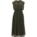 WE Fashion Suknelė tamsiai žalia