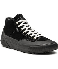 vans sk8 hi black suede