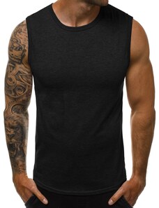 Juodi vyriški berankoviai marškinėliai OZONEE JS/99001