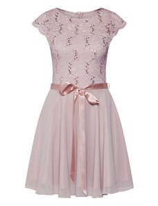 SWING Kokteilinė suknelė pudros spalva / ryškiai rožinė spalva