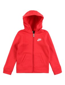 Nike Sportswear Džemperis 'Club' raudona / balta