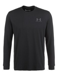 UNDER ARMOUR Sportiniai marškinėliai tamsiai pilka / juoda
