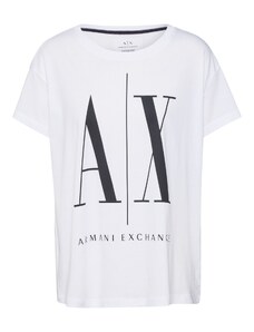 ARMANI EXCHANGE Marškinėliai '8NYTCX' juoda / balta