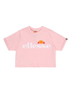 ELLESSE Marškinėliai 'NICKY' oranžinė / rožių spalva / šviesiai raudona / balta