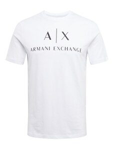 ARMANI EXCHANGE Marškinėliai '8NZTCJ' juoda / balta