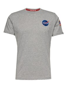 ALPHA INDUSTRIES Marškinėliai 'Space Shuttle' mėlyna / geltona / margai pilka / juoda / balta