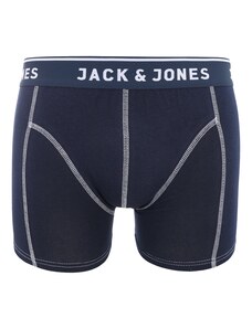 JACK & JONES Boxer trumpikės 'JACSIMPLE' tamsiai mėlyna / balta