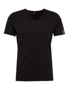 REPLAY Marškinėliai pilka / juoda