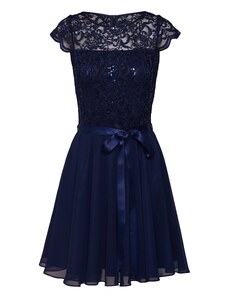 SWING Kokteilinė suknelė tamsiai mėlyna jūros spalva