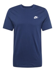 Nike Sportswear Marškinėliai 'Club' tamsiai mėlyna / balta
