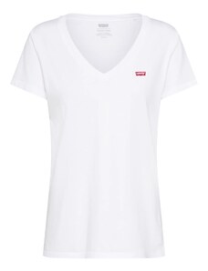 LEVI'S  Marškinėliai 'Perfect Vneck' raudona / balta