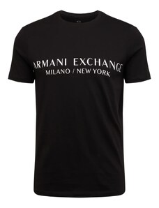 ARMANI EXCHANGE Marškinėliai '8NZT72' juoda / balta
