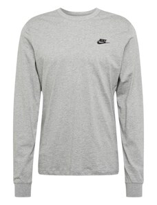 Nike Sportswear Marškinėliai 'Club' margai pilka / juoda