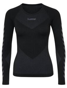 Hummel Sportiniai marškinėliai bazalto pilka / juoda
