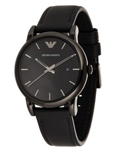 Emporio Armani Analoginis (įprasto dizaino) laikrodis tamsiai pilka / juoda