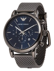 Emporio Armani Analoginis (įprasto dizaino) laikrodis mėlyna / sidabrinė