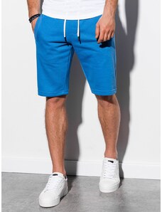 Ombre Clothing Vyriški trumpi šortai su kišenėmis - mėlyni V5 OM-SRBS-0109