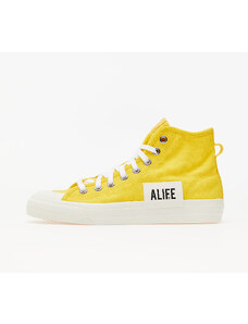 yellow adidas high tops