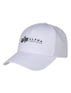 ALPHA INDUSTRIES Kepurė 'Alpha' balta