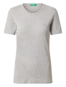 UNITED COLORS OF BENETTON Marškinėliai margai pilka / sidabrinė