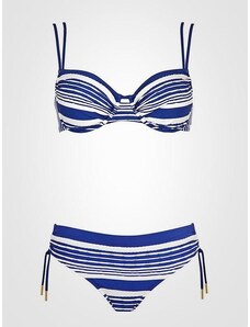 Maryan Mehlhorn bikini maudymosi kostiumėlis "Cruise Navy - White Stripes"