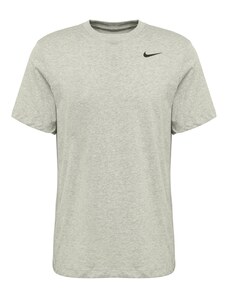 NIKE Sportiniai marškinėliai margai pilka / juoda
