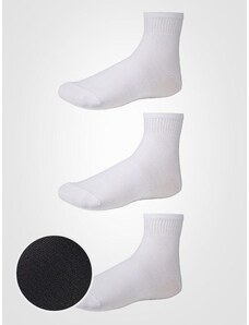 Ysabel Mora 3 medvilninių sportinių kojinių komplektas "Ankle Breathable Black"