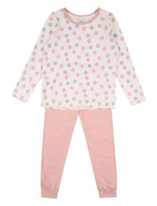SANETTA Miego kostiumas šviesiai pilka / pastelinė rožinė / balkšva