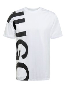 HUGO Marškinėliai 'DAWS211' juoda / balta