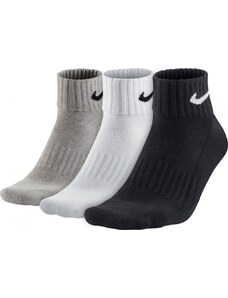 Nike Kojinės U NK Cush NS 3PR-Value Black White Grey
