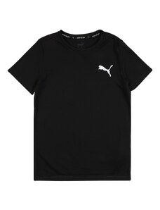 PUMA Marškinėliai 'Active' juoda / balta
