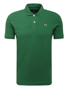 La Martina Marškinėliai gelsvai pilka spalva / žolės žalia