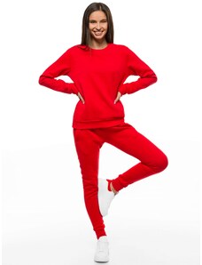 Raudonas moteriškas džemperis OZONEE JS/W01Z