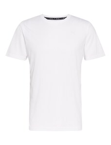 PUMA Sportiniai marškinėliai šviesiai pilka / balta