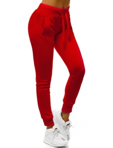 Tamsiai-Raudonos moteriškos sportinės kelnės OZONEE JS/CK01/59