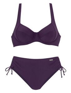 LASCANA Bikinis tamsiai violetinė