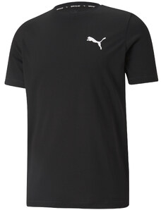Puma Marškinėliai Vyrams Active Small Logo Black