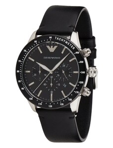 Emporio Armani Analoginis (įprasto dizaino) laikrodis juoda / sidabrinė