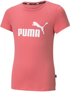 Puma Palaidinė Mergaitėms Ess Logo Tee Pink