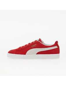 puma suede red white blue