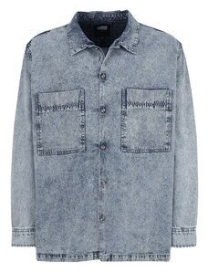 Urban Classics Marškiniai tamsiai (džinso) mėlyna