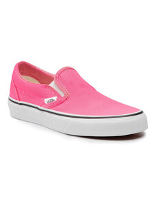 vans pink slip ons womens