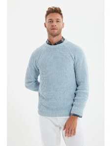 Trendyol Indigo Men's Slim Fit Crew 