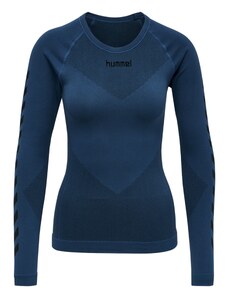 Hummel Sportiniai marškinėliai mėlyna / tamsiai mėlyna jūros spalva / juoda