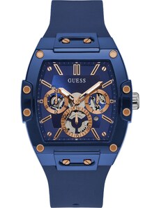 GUESS Analoginis (įprasto dizaino) laikrodis tamsiai mėlyna / auksas / sidabrinė