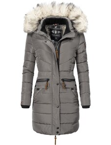 NAVAHOO Žieminis paltas 'Paula' pilka / juoda