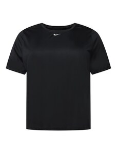 Nike Sportswear Sportiniai marškinėliai juoda / balta