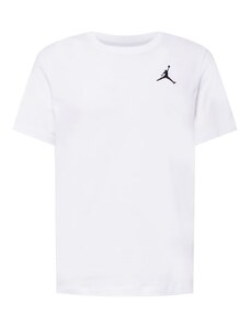 Jordan Sportiniai marškinėliai juoda / balta