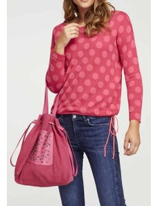 HEINE Rožinis taškuotas megztinis : Dydis - 48